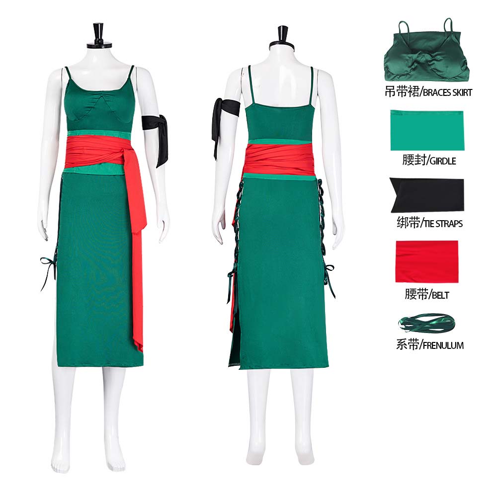 Anime Zoro Cosplay Female - Adult Female Anime Roronoa Zoro Cosplay