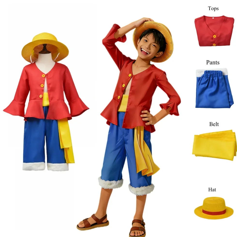 Halloween Anime M-Monkey D Luf - Anime Cosplay Luffy 评论和价格