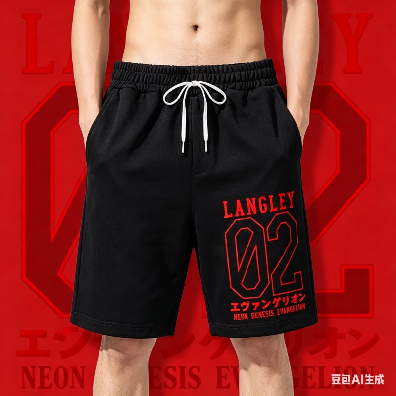 2026 Men's Shorts Anime Eva Ev - Quick Anime Cosplay 评论和价格