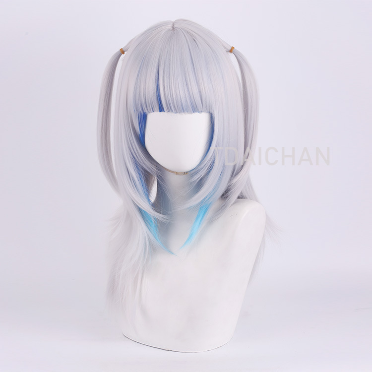 2025 Gawr Gura Cosplay Wig Whi - Anime Cosplay Event 2025 评论和价格