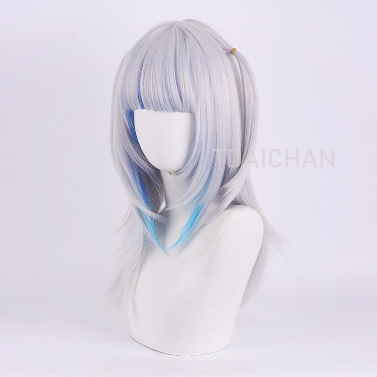 2025 Gawr Gura Cosplay Wig Whi - Anime Cosplay Event 2025 评论和价格