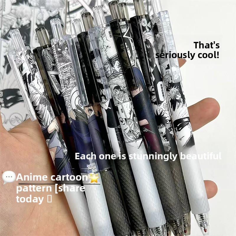 Anime Naruto Gel Pen Cute Cart - Quick Anime Cosplay 评论和价格