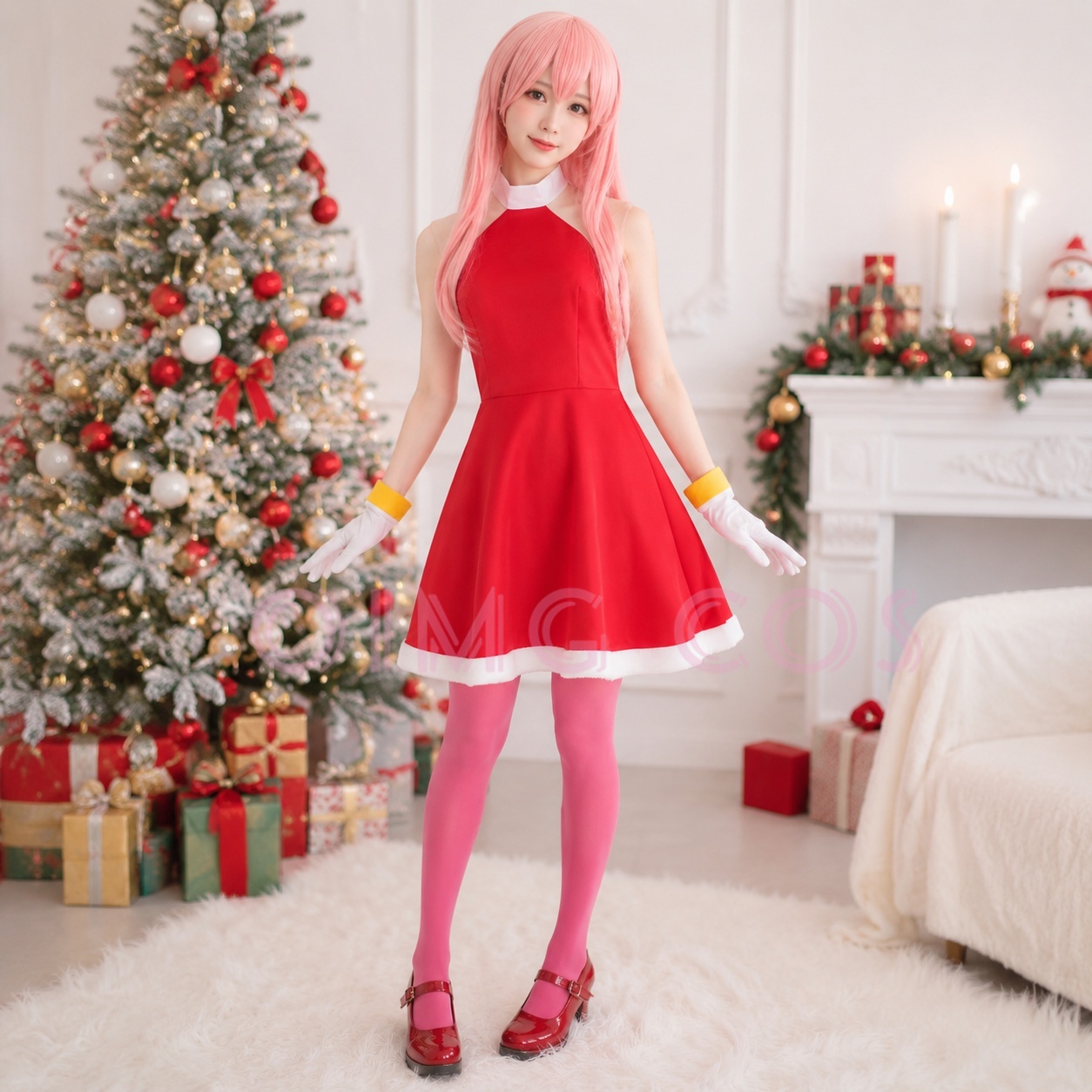 Amy Rose Cosplay Costume Adult - Anime Cosplay Girl Costume 评论和价格