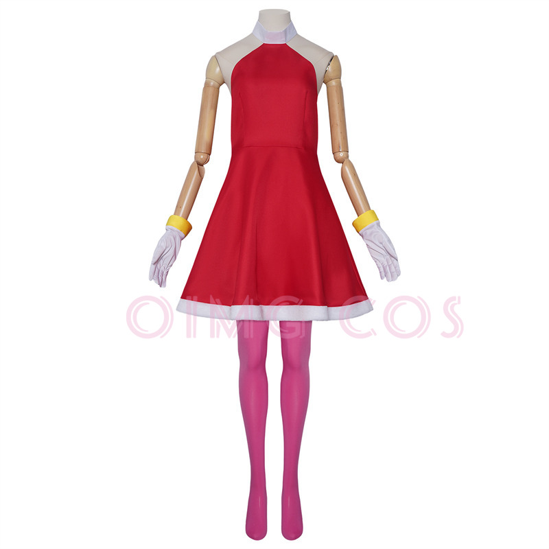 Amy Rose Cosplay Costume Adult - Anime Cosplay Girl Costume 评论和价格
