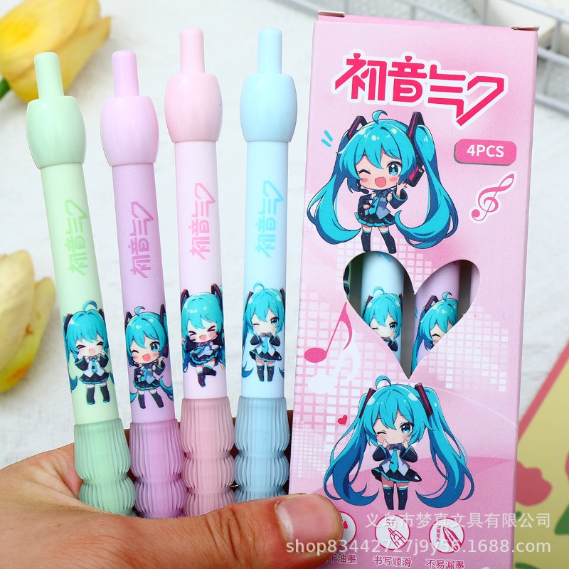 Kawaii Hatsune Miku Gel Pen Cu - Quick Anime Cosplay 评论和价格