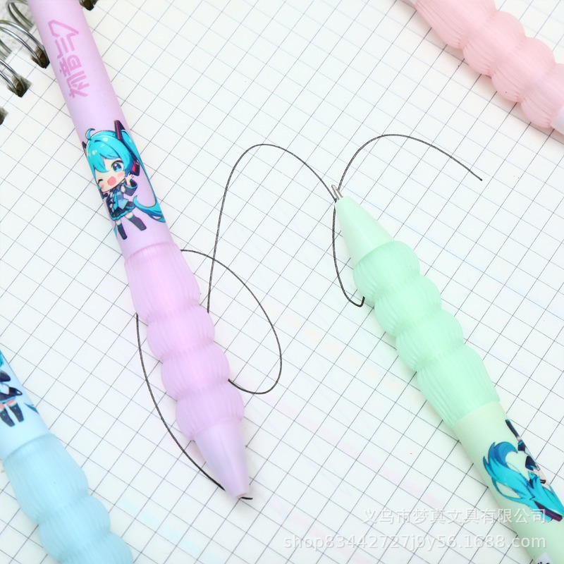 Kawaii Hatsune Miku Gel Pen Cu - Quick Anime Cosplay 评论和价格