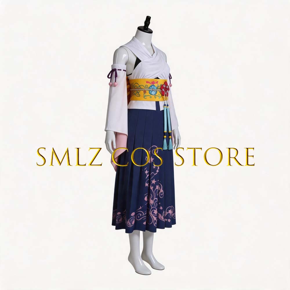 Smlz FFX Yuna Cosplay Anime FF - Anime Cosplay Dress 评论和价格