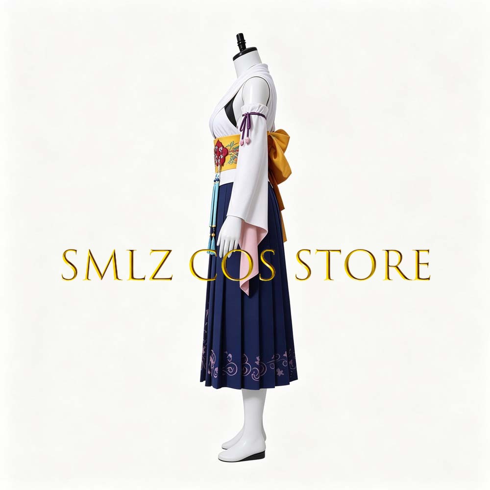 Smlz FFX Yuna Cosplay Anime FF - Anime Cosplay Dress 评论和价格