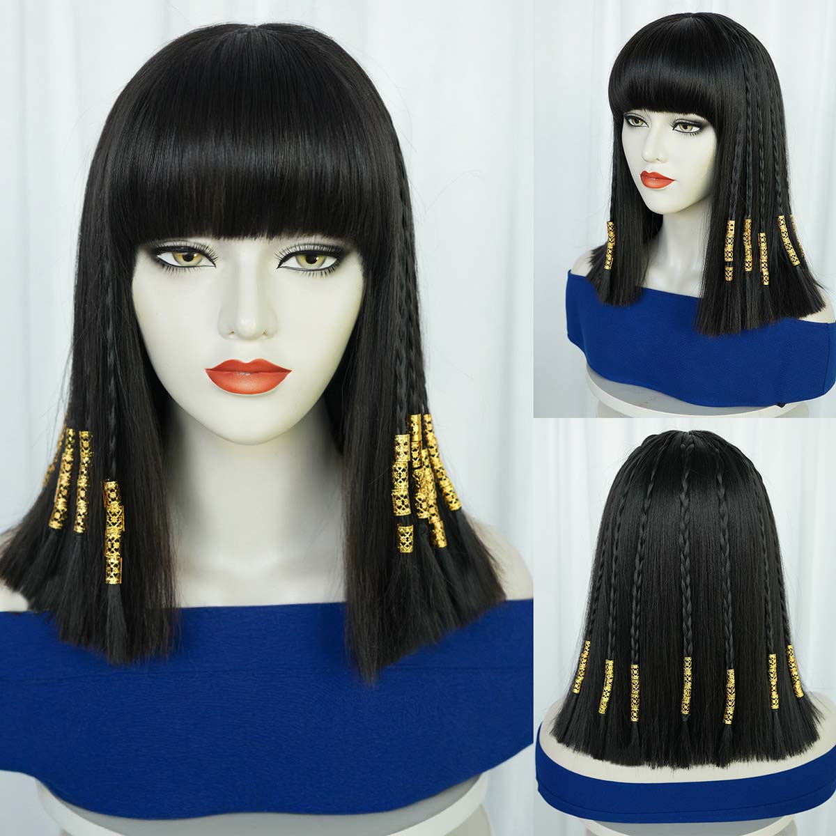 Fashion Wig Women Halloween Co - Egypt Cosplay Anime 评论和价格