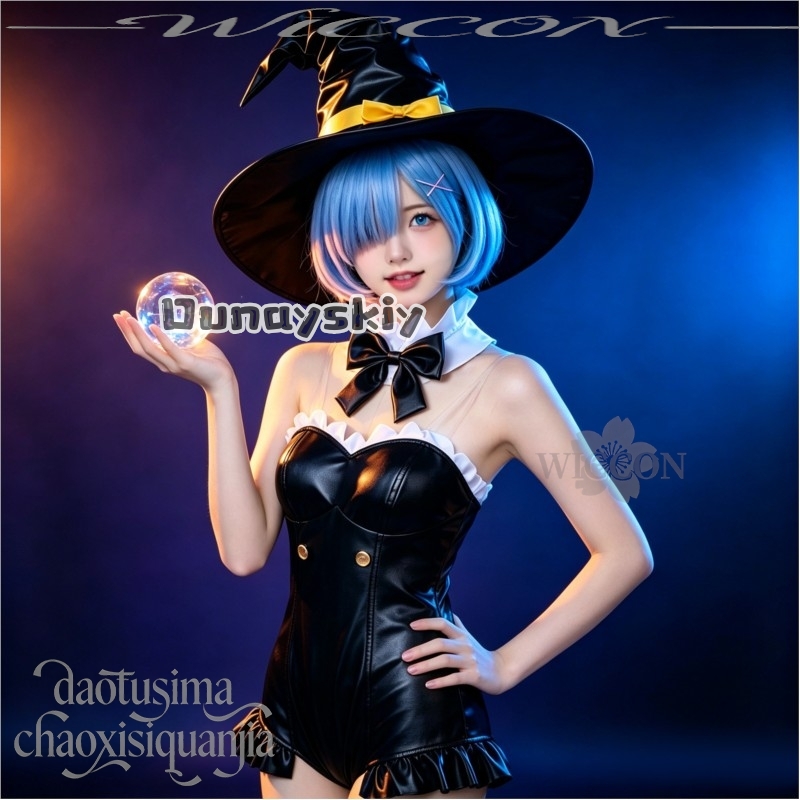 KS*12Anime Re Zero Cosplay Rem - Re Zero Rem Wig 评论和价格