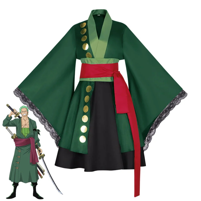 2025 aaa Anime Roronoa Zoro Co - Anime Zoro Cosplay Female 评论和价格