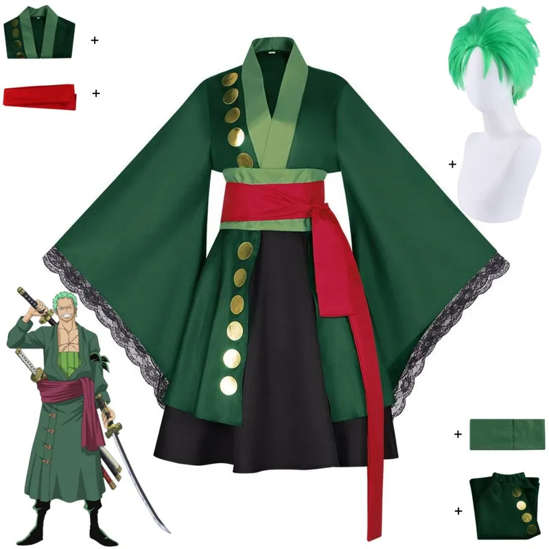 2025 aaa Anime Roronoa Zoro Co - Anime Zoro Cosplay Female 评论和价格