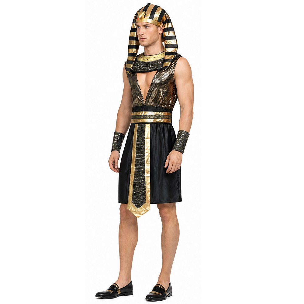 Men Egyptian Pharaoh Costume A - Egypt Cosplay Anime 评论和价格