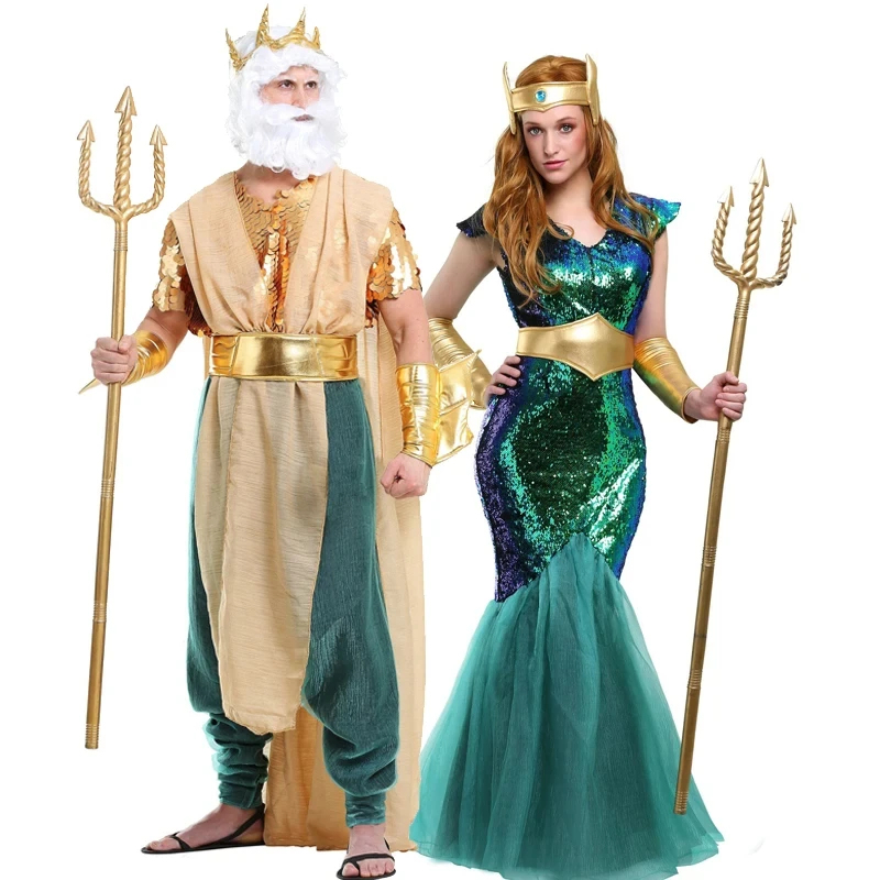 ❤2026✚Women Sea Siren Mermaid  - Egypt Cosplay Anime 评论和价格