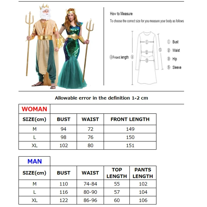 ❤2026✚Women Sea Siren Mermaid  - Egypt Cosplay Anime 评论和价格