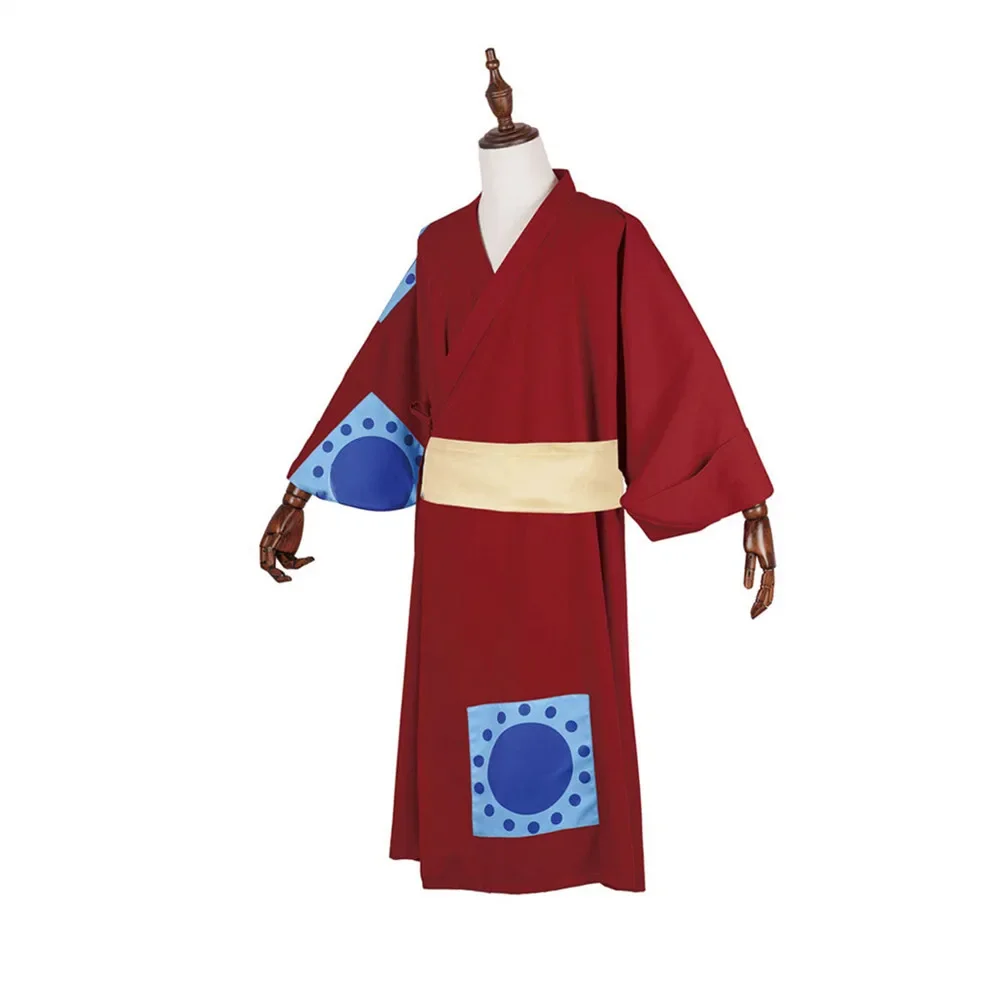 Red Kimono Anime One Monkey Lu - Anime Cosplay Luffy 评论和价格