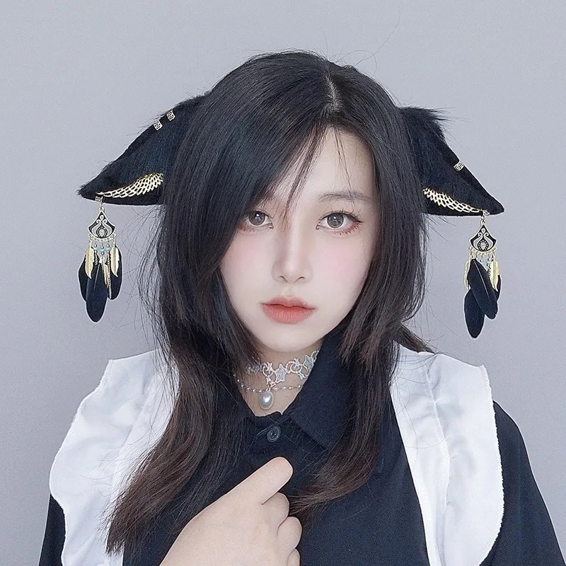1SET LARP Cosplay Anime Ears & - Egypt Cosplay Anime 评论和价格