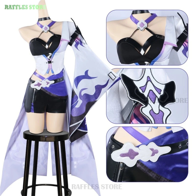 2025 Acheron Costume Wig Game  - Anime Cosplay Event 2025 评论和价格