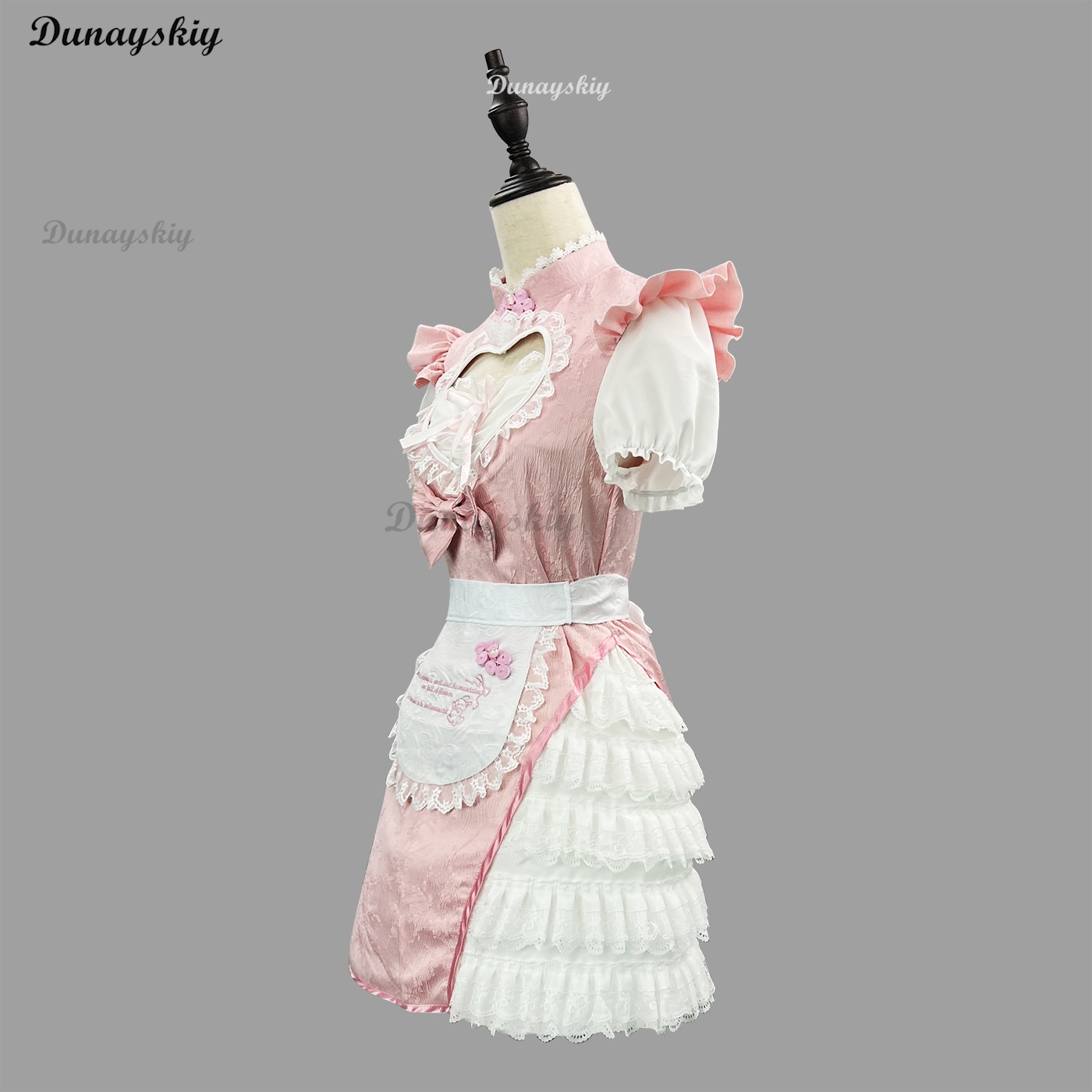 2025 New Pink Modern Cheongsam - Anime Cosplay Event 2025 评论和价格