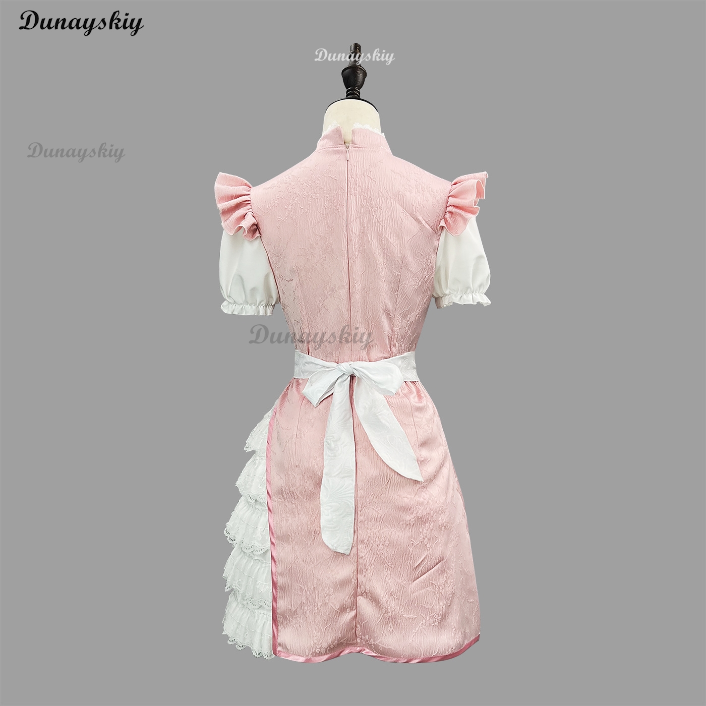 2025 New Pink Modern Cheongsam - Anime Cosplay Event 2025 评论和价格