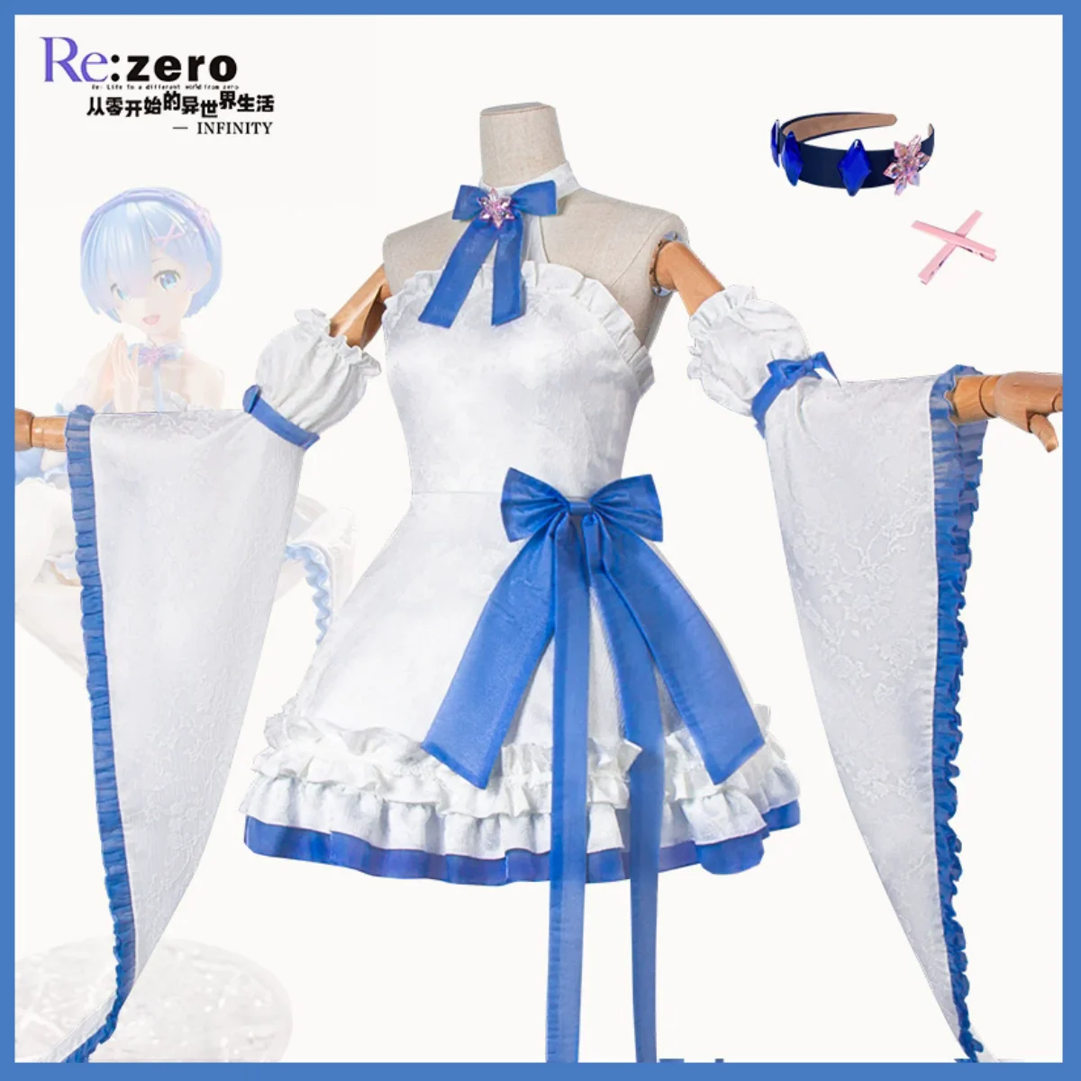 XqAnime Re:Life in A Different - Re Zero Rem Wig 评论和价格