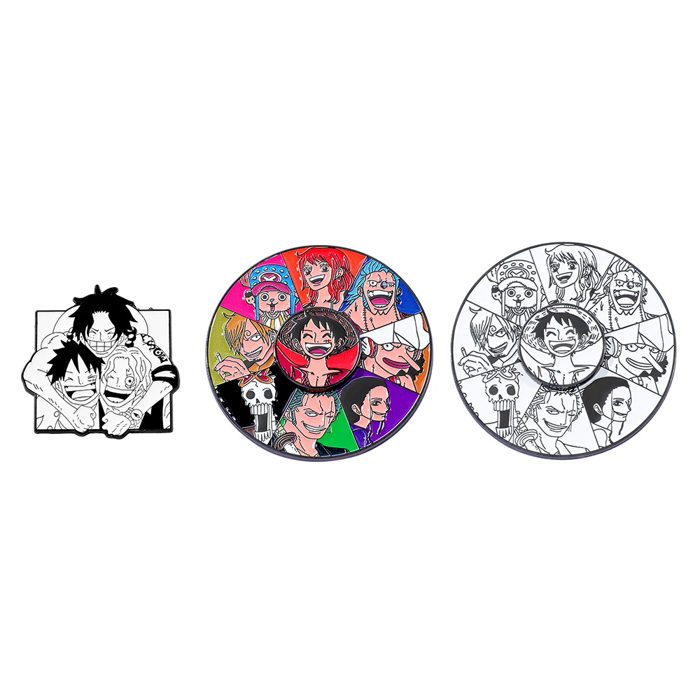3 Pcs Anime One Piece Brooch L - Anime Cosplay Luffy 评论和价格